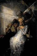 Francisco de goya y Lucientes Les Vieilles or Time and the Old Women Sweden oil painting artist